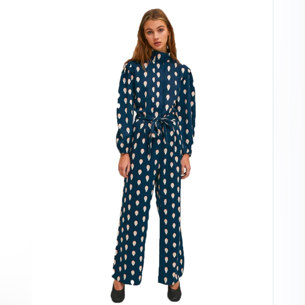 Compañía Fantástica blue jumpsuit